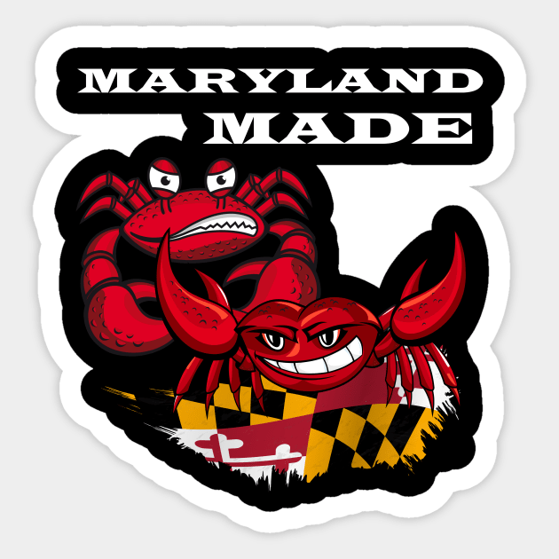 MARYLAND MADE ME SET DESIGN Sticker by The C.O.B. Store